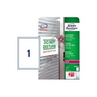 Odstranljive oznake AVERY brez lepila L7080-10, 190x275