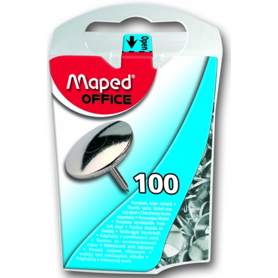 Risalni žebljički MAPED Office  1/100, kovinski Pisarniški material