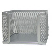 Posodica za lističe SILVER -  mrežasta, kvadratna
